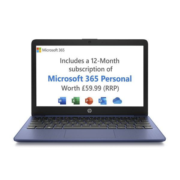 HP Stream 11-AK0516SA 11.6" Laptop Intel Celeron 4GB RAM 64GB eMMC - Blue