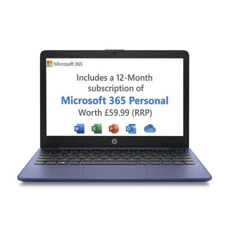 HP Stream 11-AK0516SA 11.6" Laptop Intel Celeron 4GB RAM 64GB eMMC - Blue