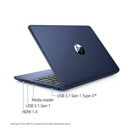 HP Stream 11-AK0516SA 11.6" Laptop Intel Celeron 4GB RAM 64GB eMMC - Blue