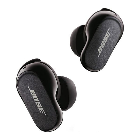 Bose QuietComfort II Wireless Bluetooth Noise-Cancelling Earbuds - Triple Black - Refurbished Excellent