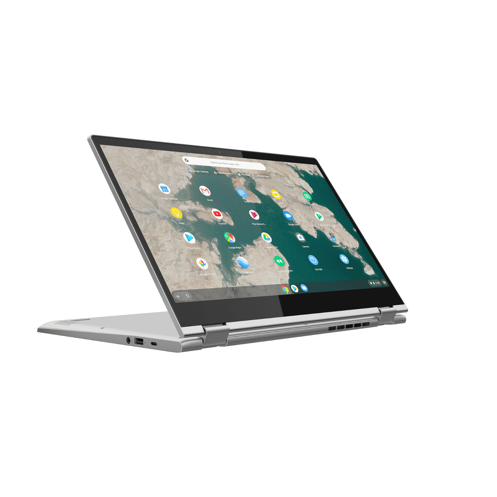 Lenovo Chromebook C340-15 Convertible Intel Pentium Gold 4GB 32GB Grey Laptop