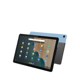 Lenovo Duet ZA6F0025GB Chromebook Laptop, MediaTek, 4GB, 64GB, 10.1", Ice Blue/Iron Grey - Refurbished Pristine