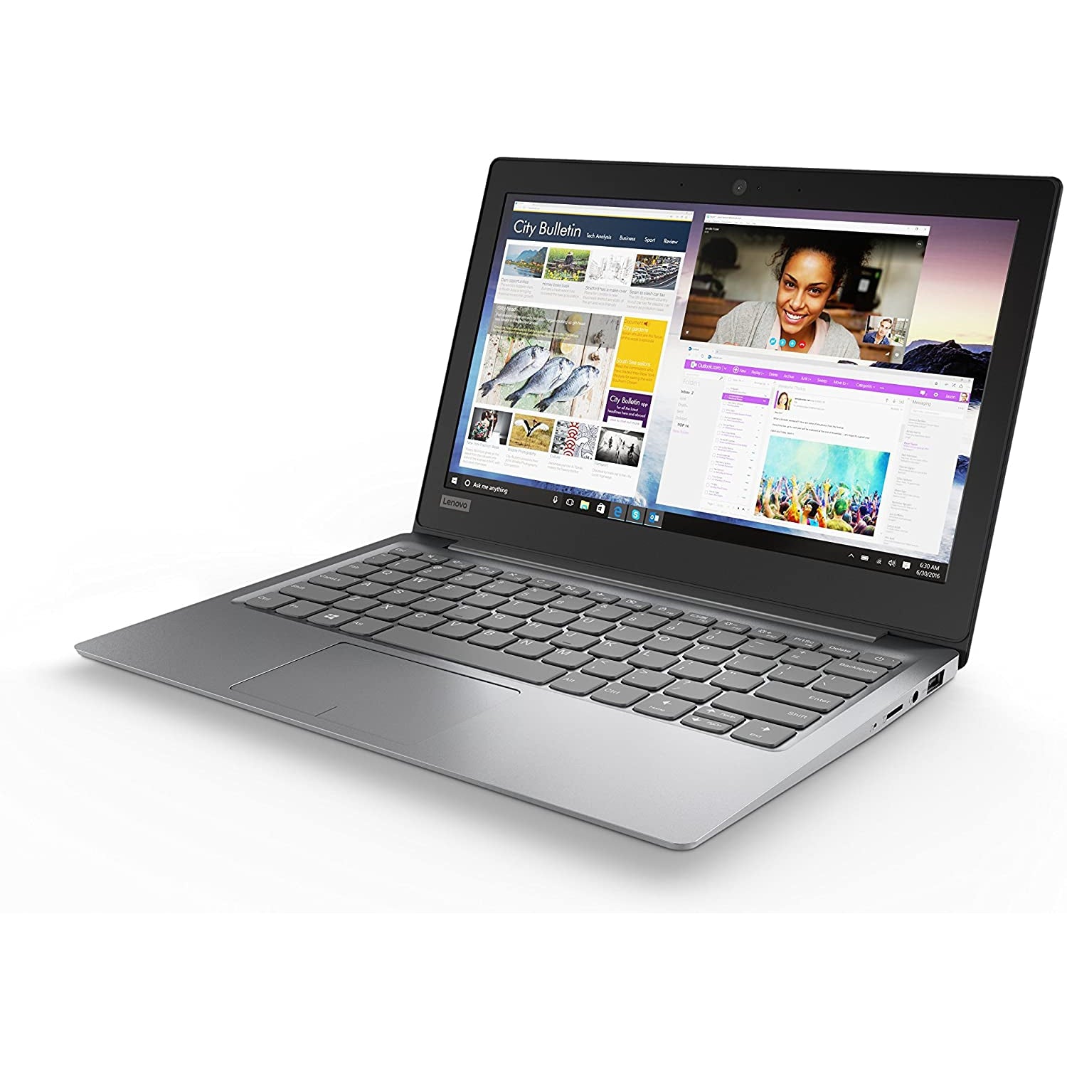 Lenovo IdeaPad 120S-11IAP 11.6" HD Notebook, Intel Celeron, 4GB, 32GB, Mineral Grey