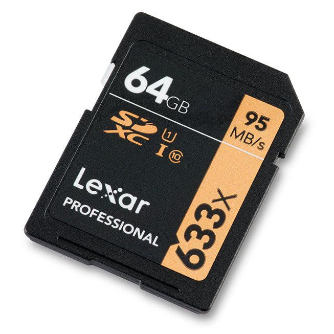 Lexar 64GB SDXC Professional UHS-I U1 Class 10 633x Memory Card