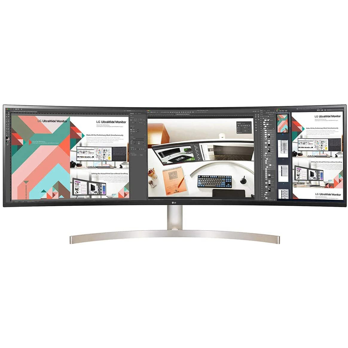 LG UltraWide 49WL95C 49 Inch Curved Monitor 32:9 Dual QHD IPS HDR10 and USB Type-C, Black