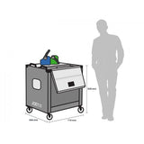 LocknCharge Joey 30 Cart, Store and Charge, 30 Bays (LNC10379) - Refurbished Pristine