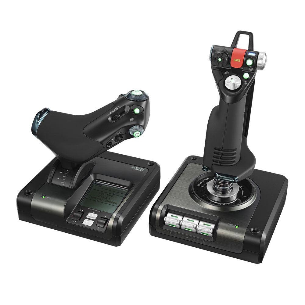 Logitech X52 Professional H.O.T.A.S. Flight Stick, Black