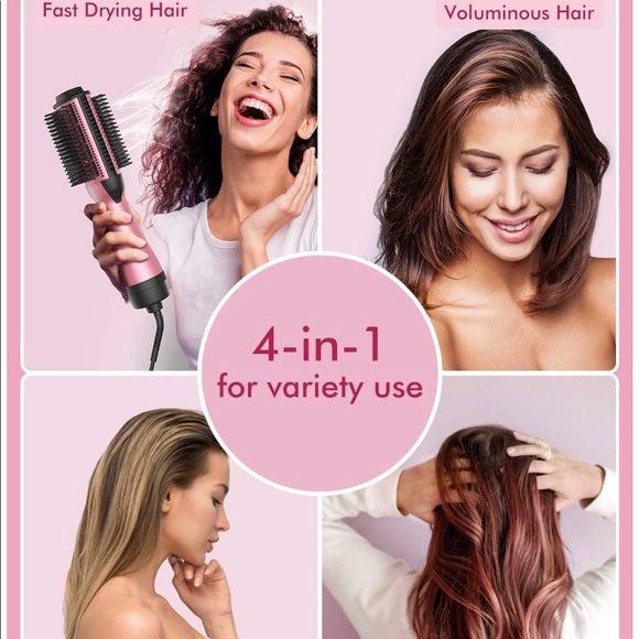 Ellesye Hair Brush Dryer With Ion Technology Air Brush Pink Stock