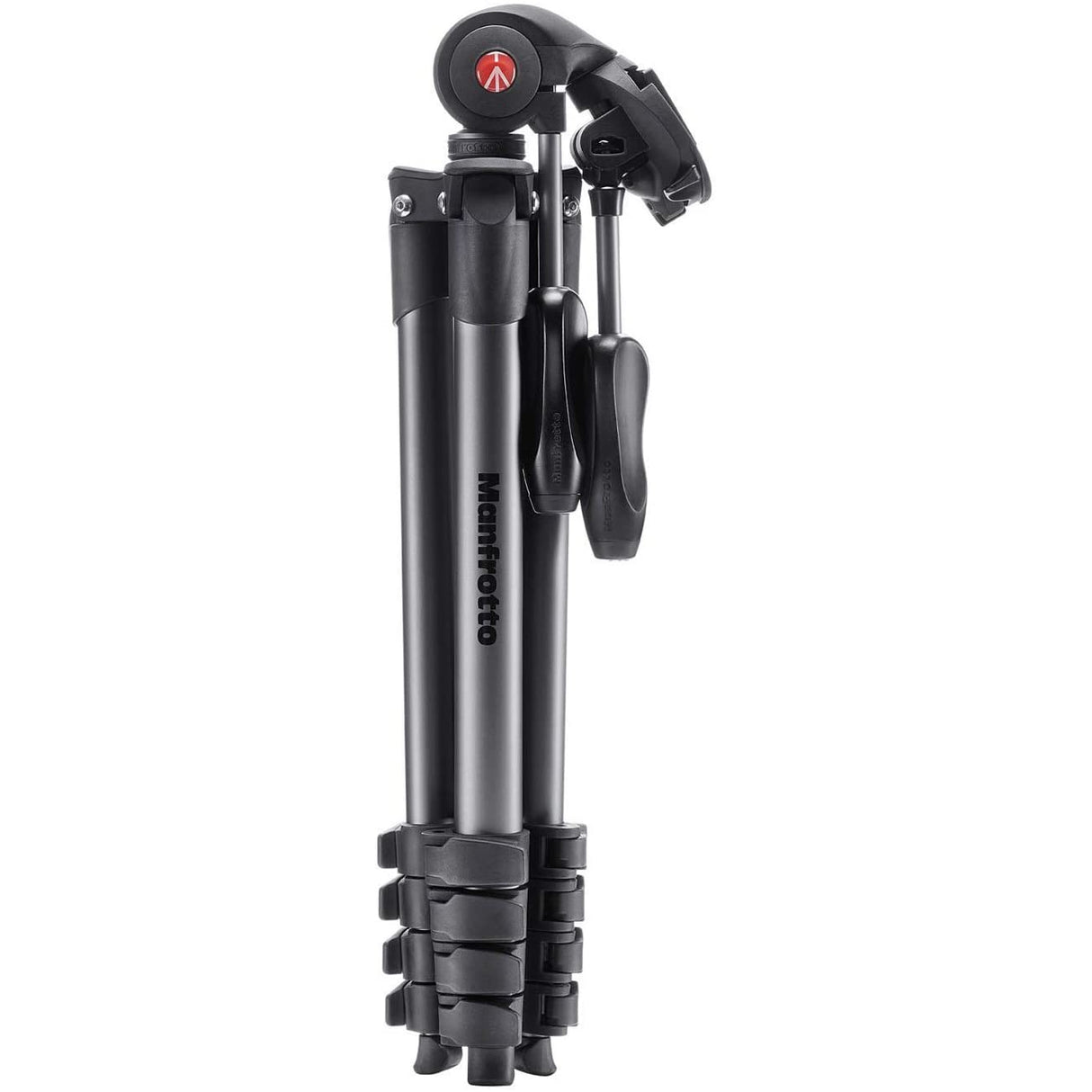 Manfrotto MKCOMPACTADV-BK Compact Advanced aluminium tripod with 3-way head, black