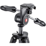 Manfrotto MKCOMPACTADV-BK Compact Advanced aluminium tripod with 3-way head, black