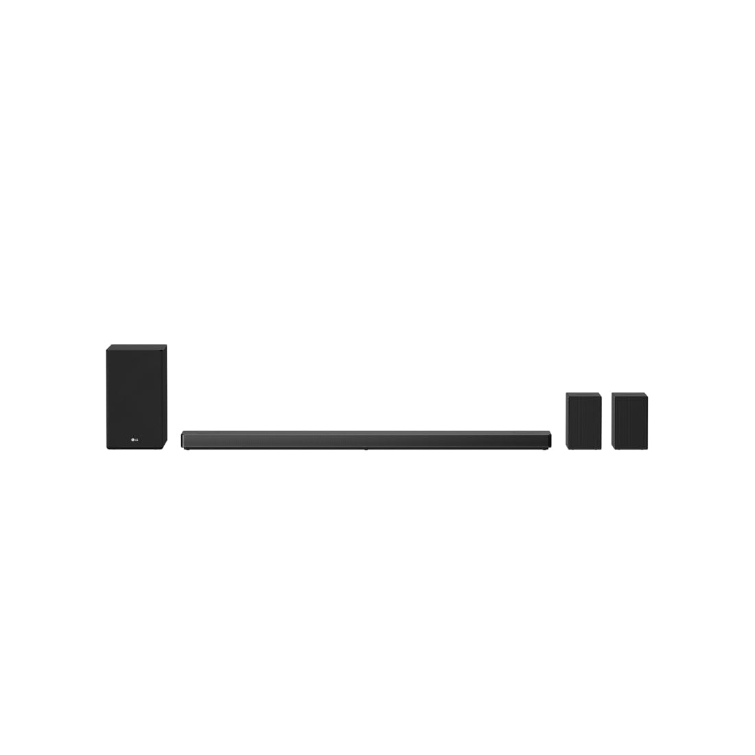 LG SN11RG Bluetooth Wi-Fi Soundbar with Meridian Technology, Wireless Subwoofer & Rear Speakers