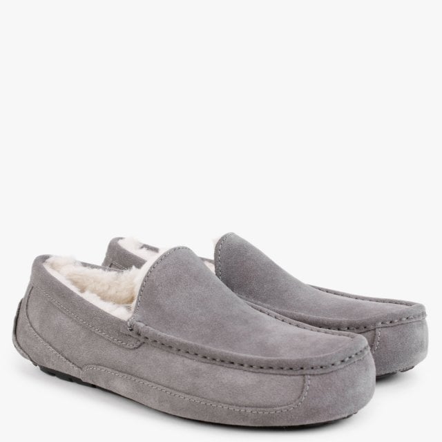 Ugg Men's Ascot Slippers - Charcoal - Size 8