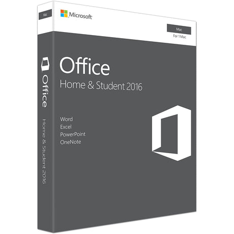 Microsoft Office Home and Student 2016 | Mac | Box