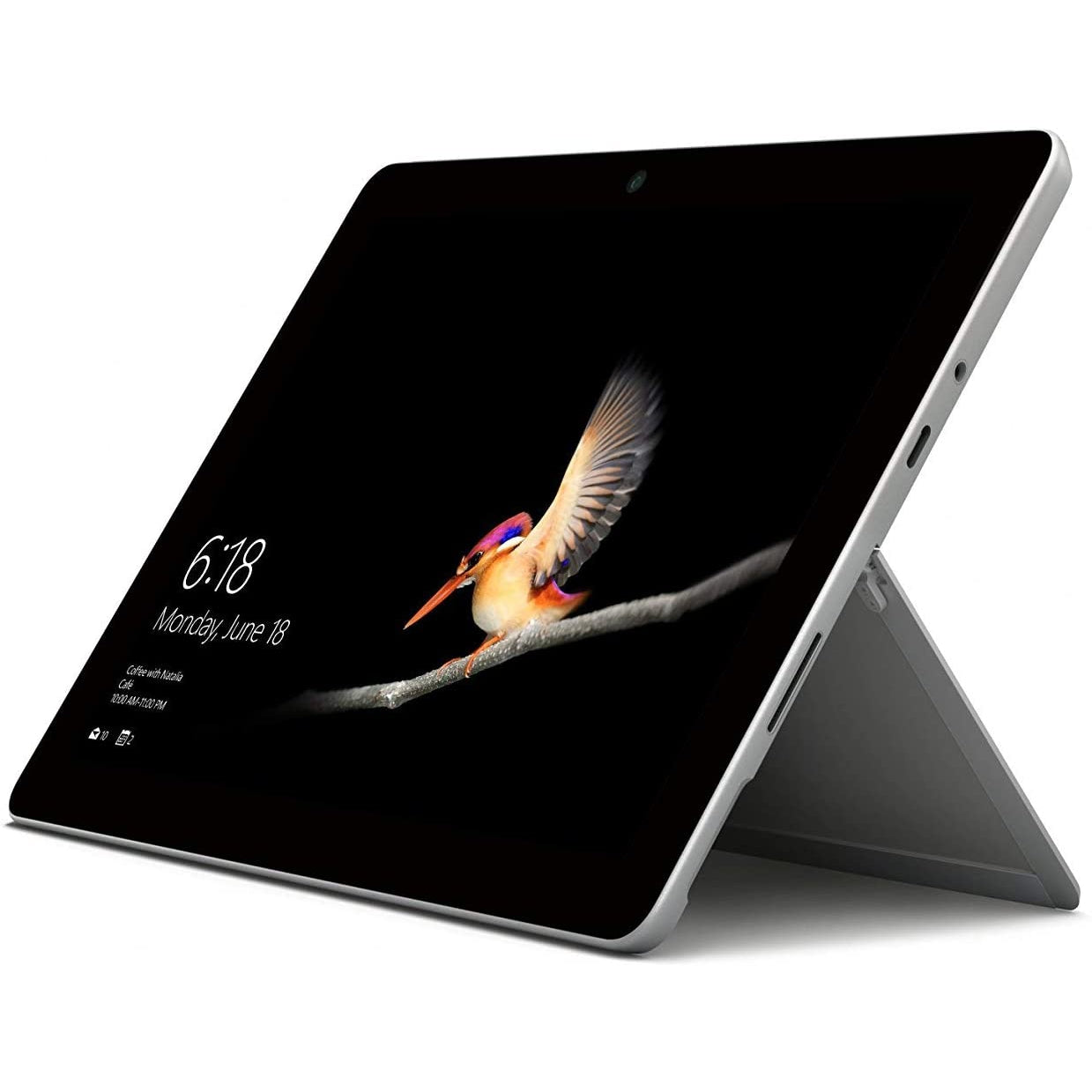 Microsoft Surface GO 10-Inch Tablet-PC - (Silver) (Intel Pentium 4415Y Gold Processor, 4GB RAM, 64GB eMMC