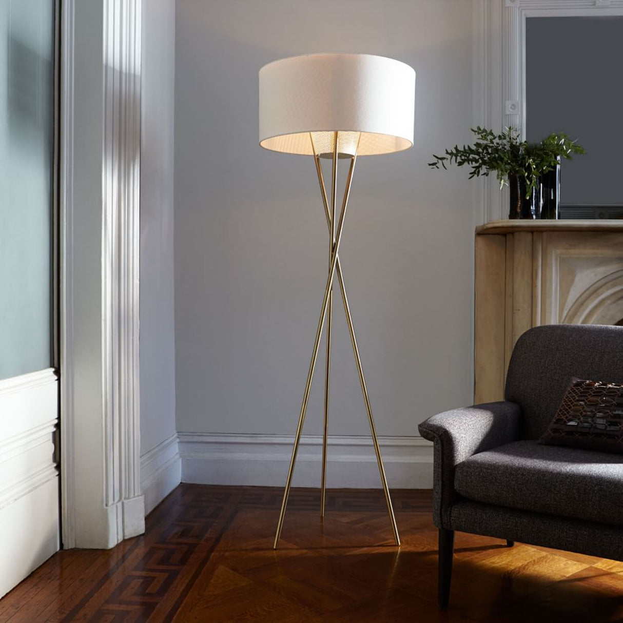 West Elm Mid-Century Tripod Floor Lamp