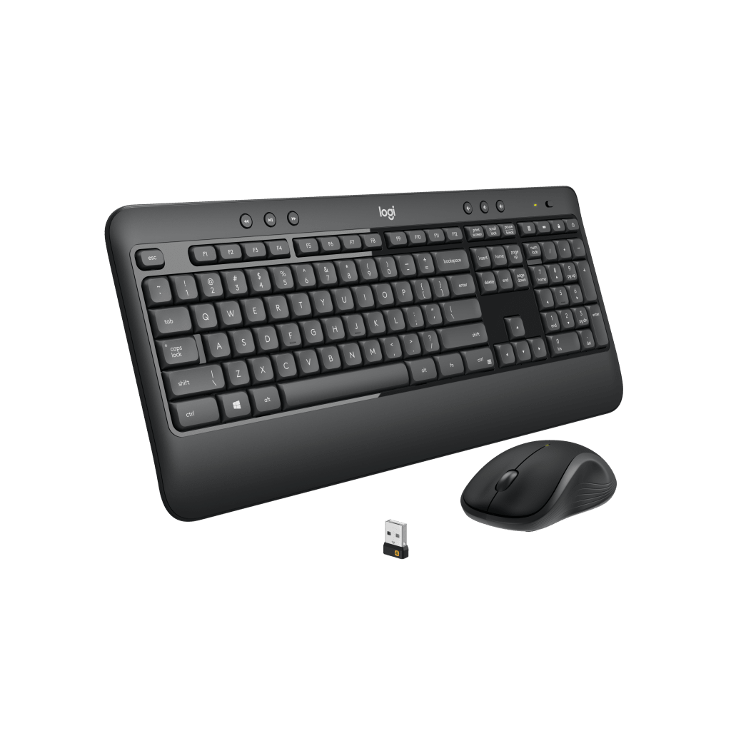 Logitech MK540 Wireless Keyboard and Mouse - Black