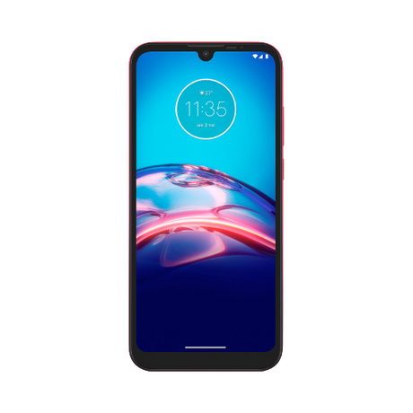 Motorola E6 Play Smartphone Android 2GB RAM, 6.1"4G LTE SIM Free 32GB Peacock Blue / Sunrise Red
