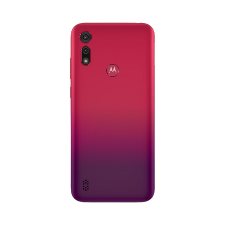 Motorola E6 Play Smartphone Android 2GB RAM, 6.1"4G LTE SIM Free 32GB Peacock Blue / Sunrise Red