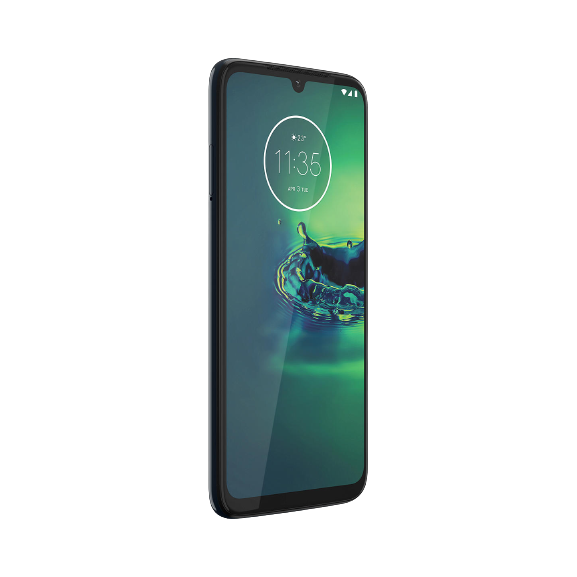 Motorola G8 Plus Smartphone, Android, 6.2", 4G LTE, SIM Free, 64GB - Cosmic Blue