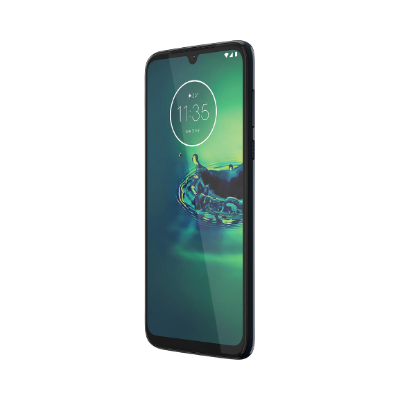 Motorola G8 Plus Smartphone, Android, 6.2", 4G LTE, SIM Free, 64GB - Cosmic Blue