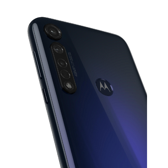 Motorola G8 Plus Smartphone, Android, 6.2", 4G LTE, SIM Free, 64GB - Cosmic Blue