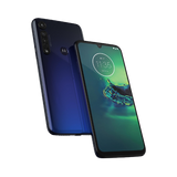Motorola G8 Plus Smartphone, Android, 6.2", 4G LTE, SIM Free, 64GB - Cosmic Blue