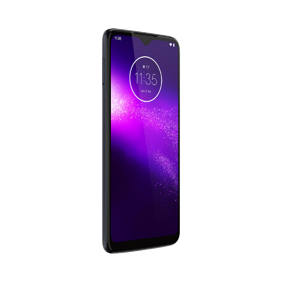 Motorola One Macro Smartphone, Android, 6.2”, 4G LTE, SIM Free, 4GB RAM, 64GB, Space Blue