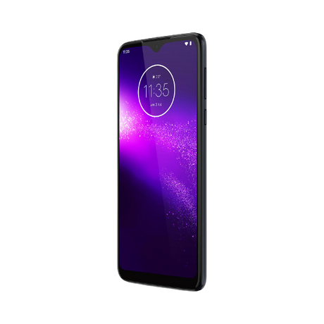 Motorola One Macro Smartphone, Android, 6.2”, 4G LTE, SIM Free, 4GB RAM, 64GB, Space Blue
