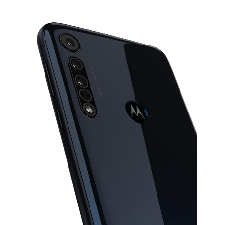 Motorola One Macro Smartphone, Android, 6.2”, 4G LTE, SIM Free, 4GB RAM, 64GB, Space Blue