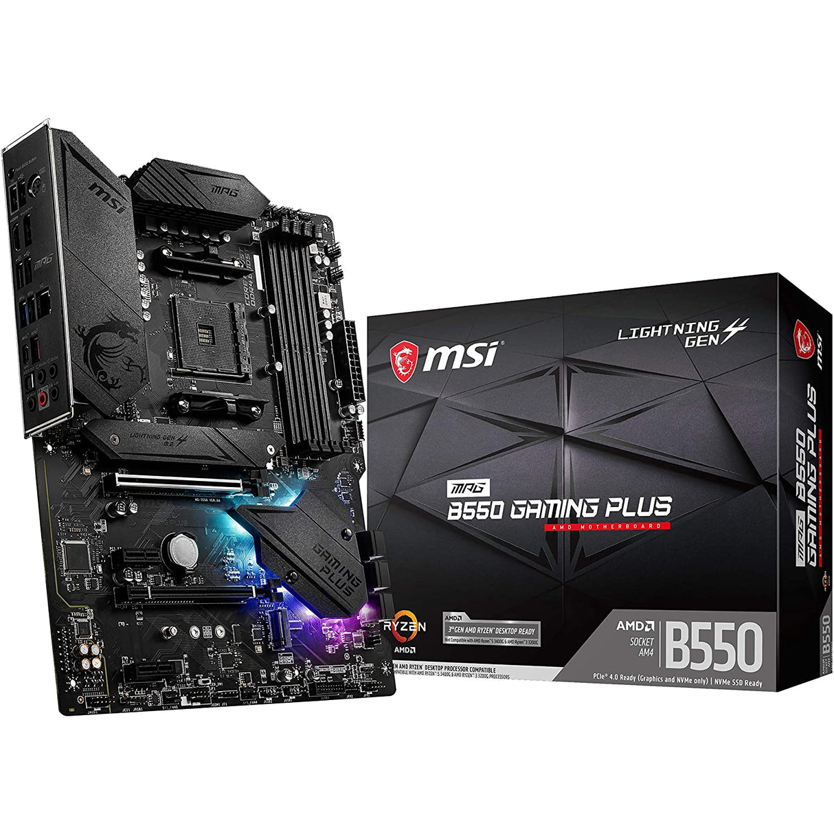MSI B550 GAMING PLUS Gaming Motherboard