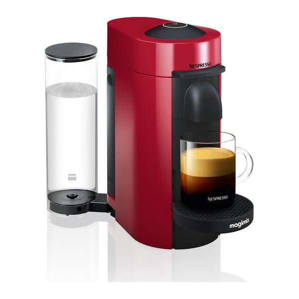 Nespresso by Magimix Vertuo Plus Coffee Machine, Piano Red - MISSING COFFEE PODS