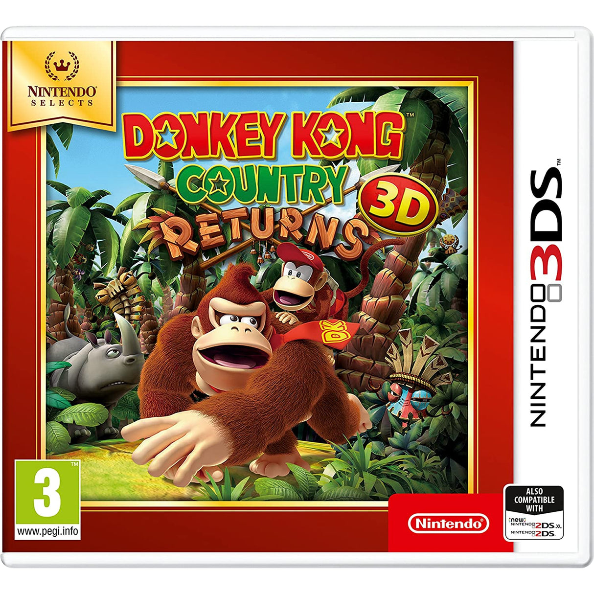 Nintendo Selects - Donkey Kong Country Returns 3D (Nintendo 3DS)
