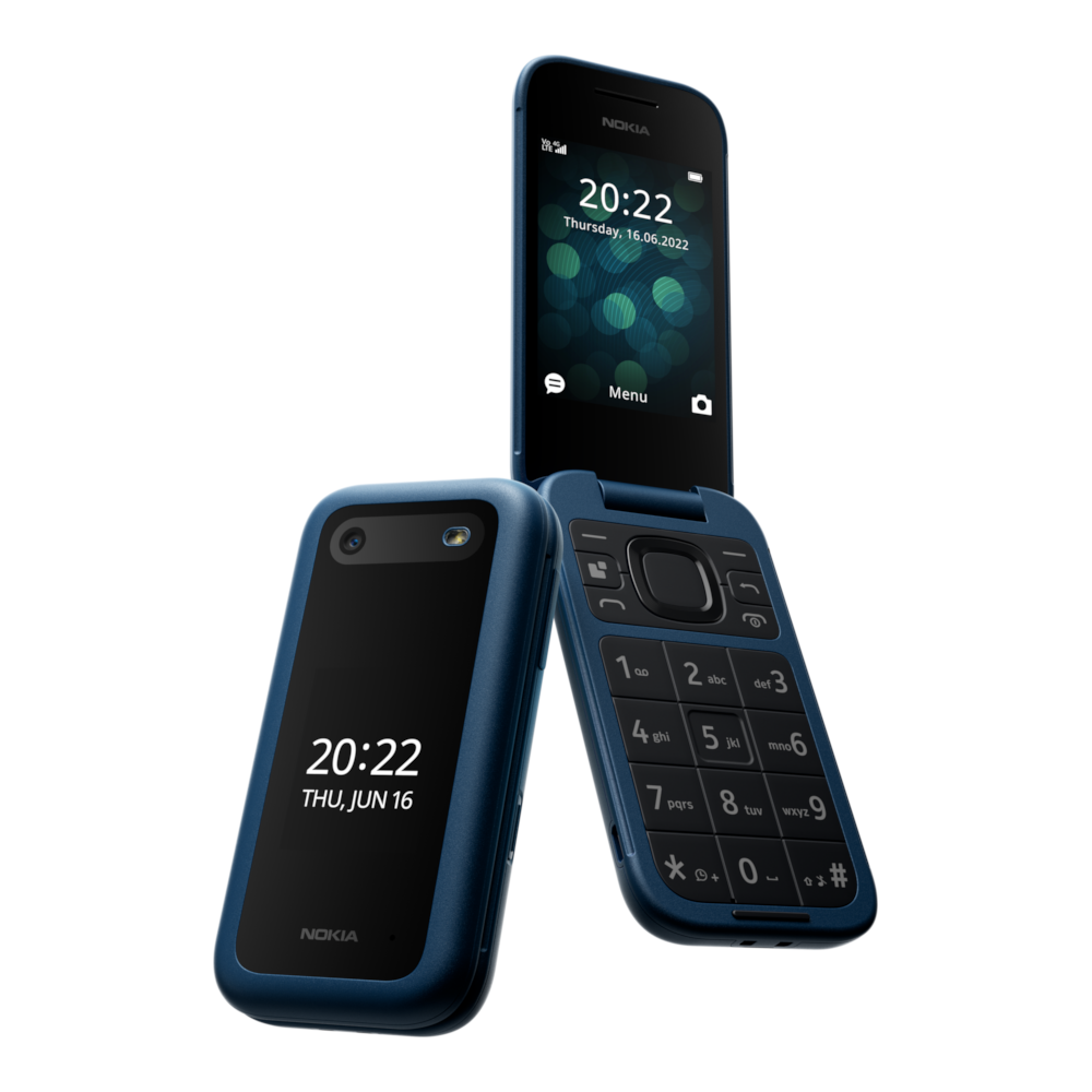 Nokia 2660 Flip Mobile Phone - Blue - Refurbished Excellent