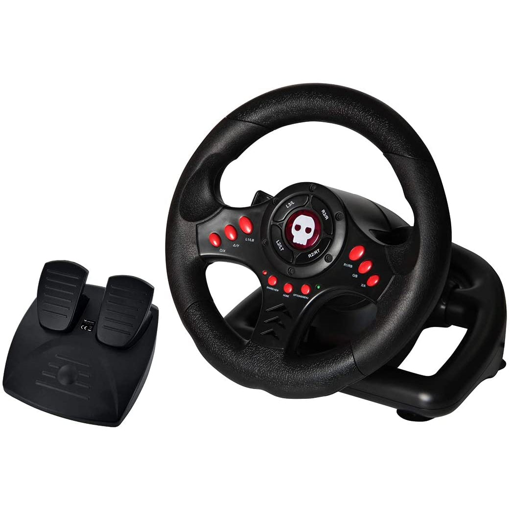 Numskull Multi Format Racing Wheel with Pedals For PlayStation & Xbox - Refurbished Excellent