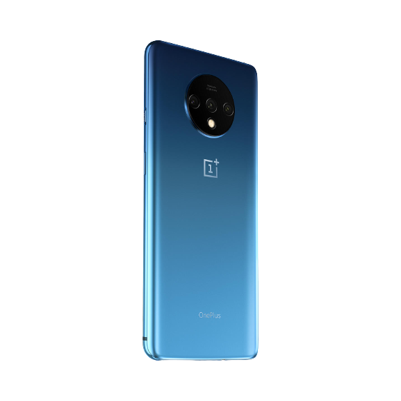 OnePlus 7T Smartphone, Android, 6.55", SIM Free, 8GB RAM, 128GB, Frosted Silver / Glacier Blue