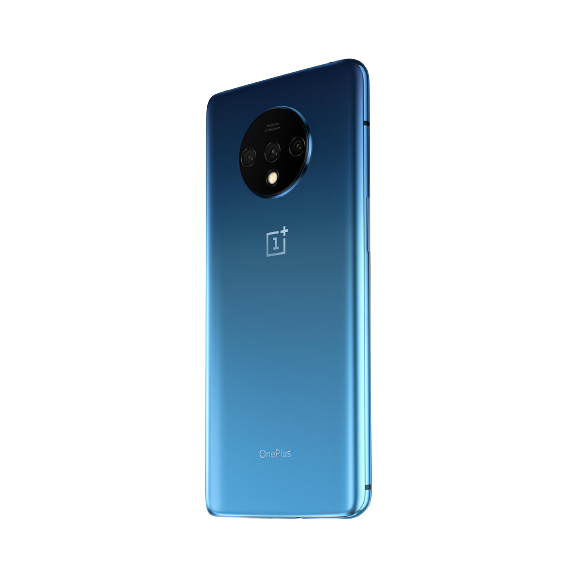 OnePlus 7T Smartphone, Android, 6.55", SIM Free, 8GB RAM, 128GB, Frosted Silver / Glacier Blue