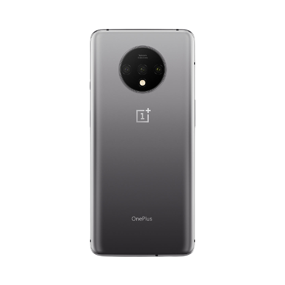 OnePlus 7T Smartphone, Android, 6.55", SIM Free, 8GB RAM, 128GB, Frosted Silver / Glacier Blue