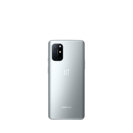OnePlus 8T Smartphone, Android 8GB RAM 6.55" 5G SIM Free, 128GB in Lunar Silver