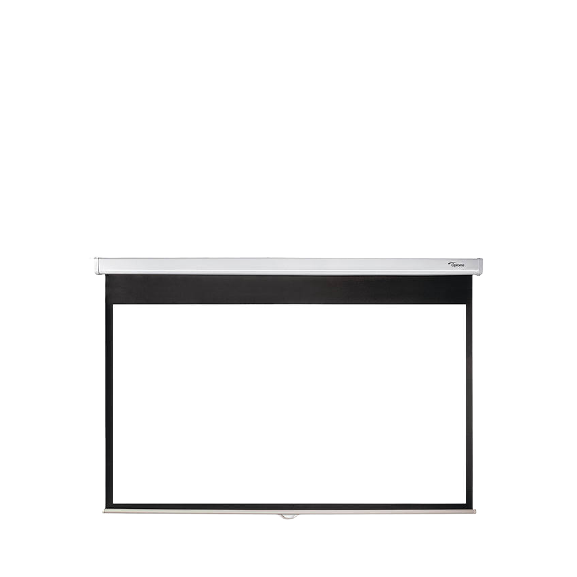Optoma DS-9092PWC Pull Down Projector Screen, 16:9 Aspect Ratio, 92" Diagonal