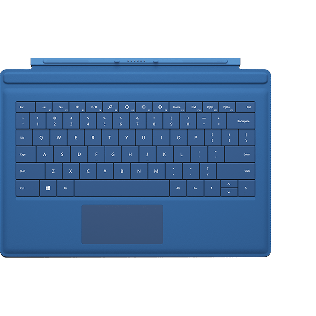 Microsoft Surface Pro 3 Type Cover - Blue - Refurbished Excellent