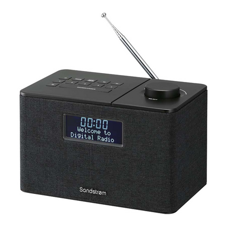 Sandstrom SFSDAB17 Portable DAB+/FM Bluetooth Radio - Black