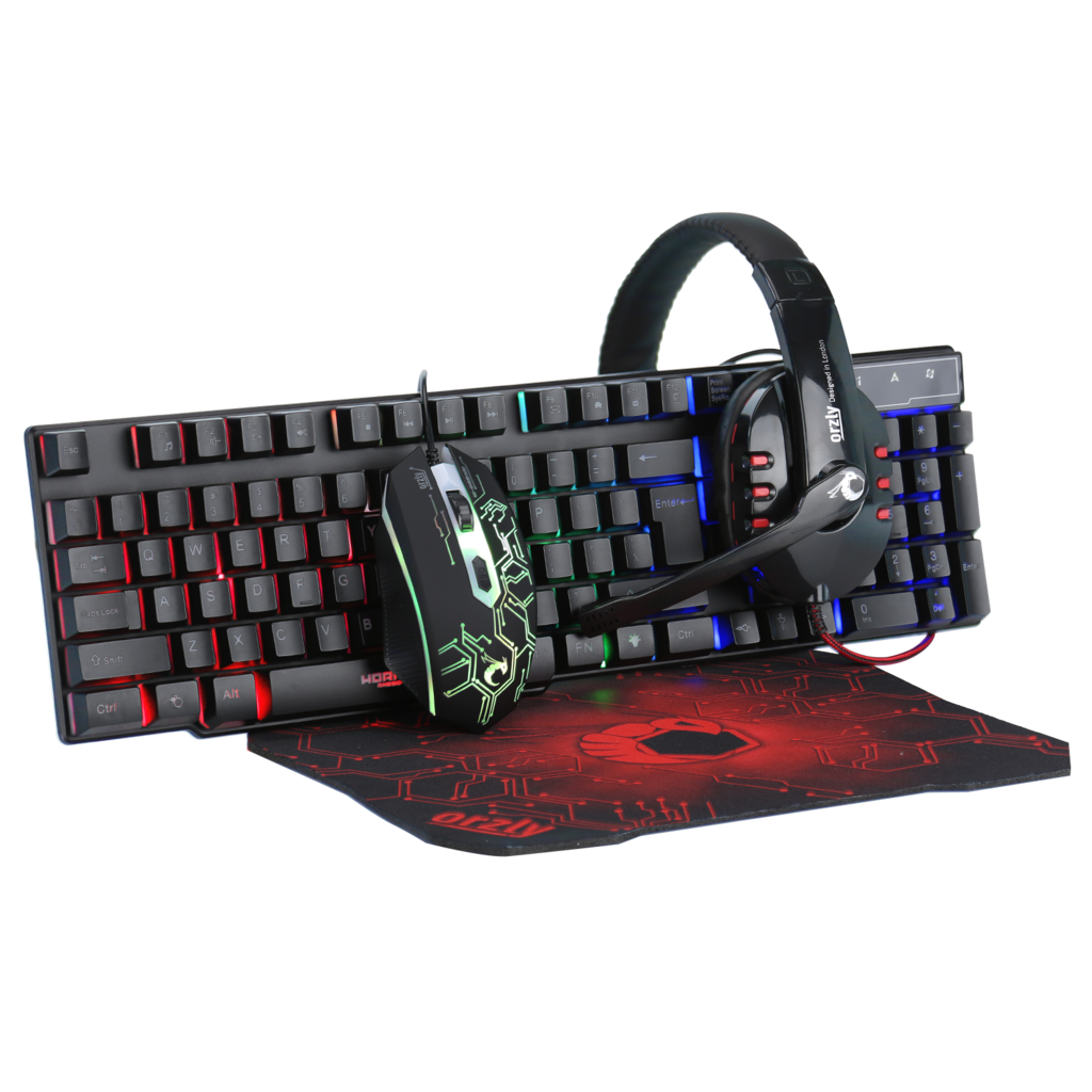 Orzly RX250 PC Gaming Essential Pack, Black