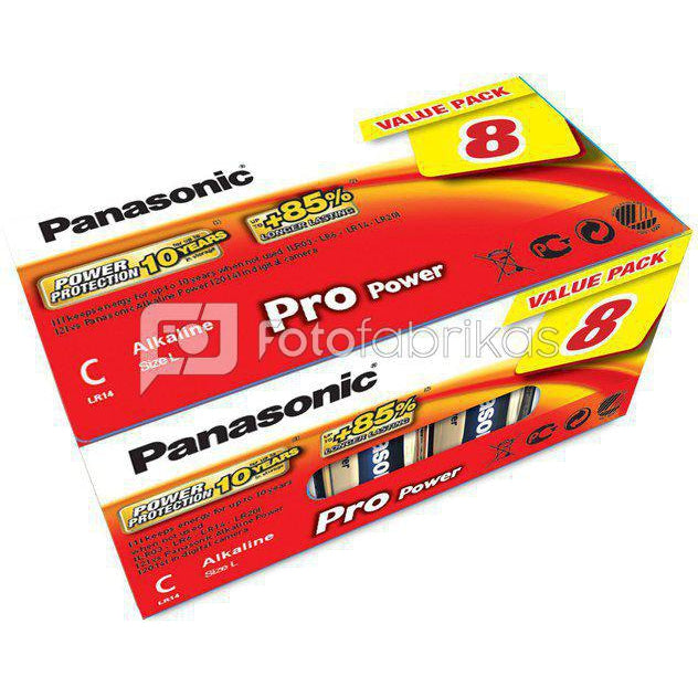 Panasonic Pro Power Battery LR14PPG/8B - 8PK