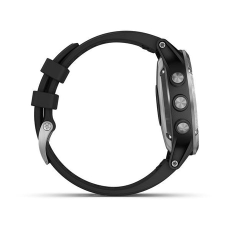 Garmin Fenix 5 Plus Silver with Black Band