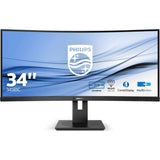 Philips 345B1C 34" Curved WQHD Monitor WQHD, Speakers, Height adjust (3440 x 1440 WQHD