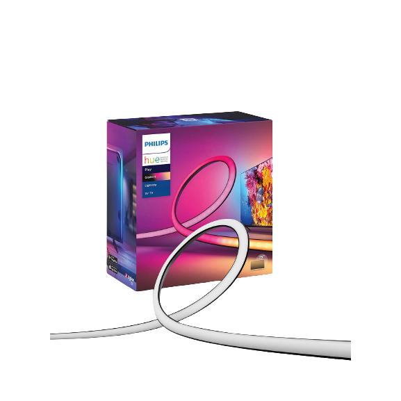 Philips Hue Play Gradient Smart Lighting Adjustable Colour Changing LED Lightstrip for 75” and over TVs, 20W, 304cm