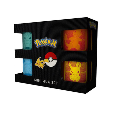 Pokemon Set of 4 Mini Mugs