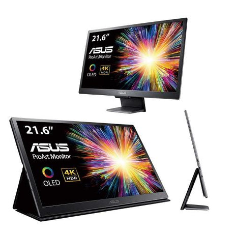 ASUS ProArt PQ22UC Monitor 21.6" 4K Ultra HD OLED Flat Black, Grey