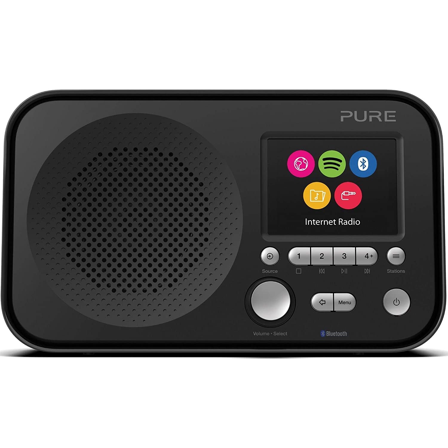 Pure Elan IR5 Portable Internet Radio with Bluetooth, Black