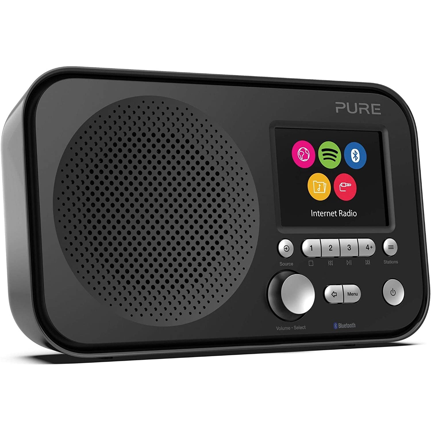 Pure Elan IR5 Portable Internet Radio with Bluetooth, Black